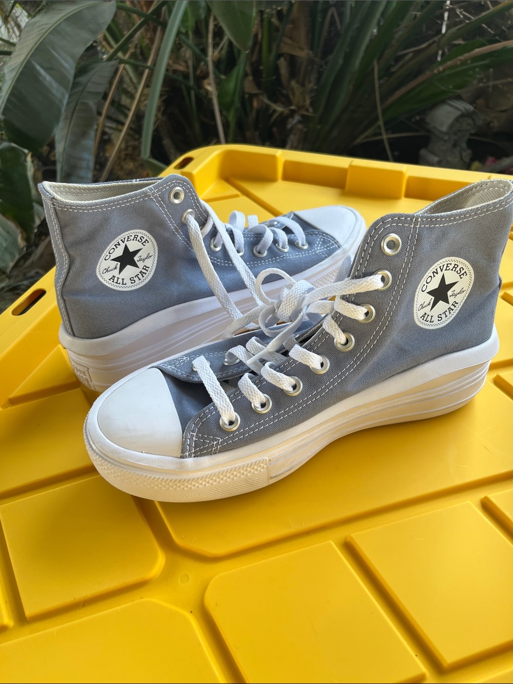 Converse Women’s Light Gray Chuck Taylor All Star High Top Sneakers